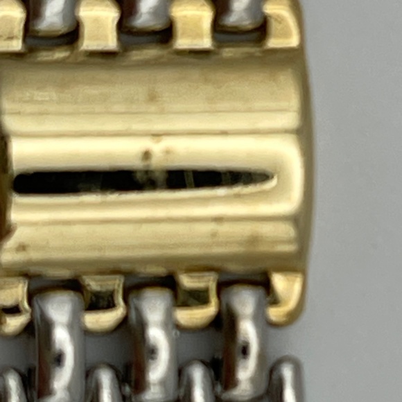 ge Coro Pegasus Weave Pattern Gold Tone Bracelet 7" Signed - Picture 5 of 9